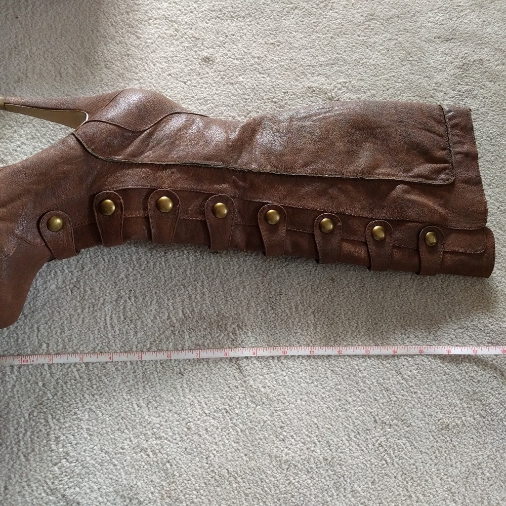 New Zigisoho Knee High Heeled Boots - Picture 3 of 8